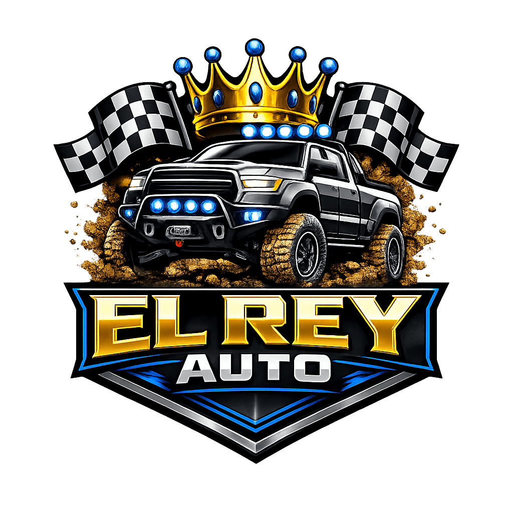 El Rey Auto — 4×4 truck with the crown emblem